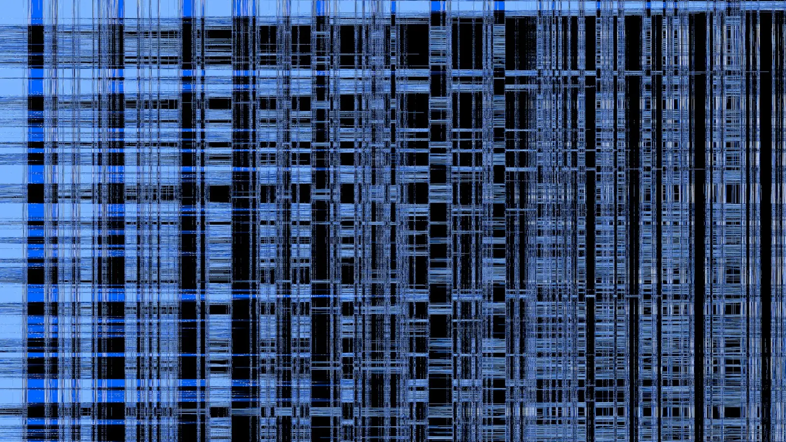 A blue and black abstract background with lines — illustrative image