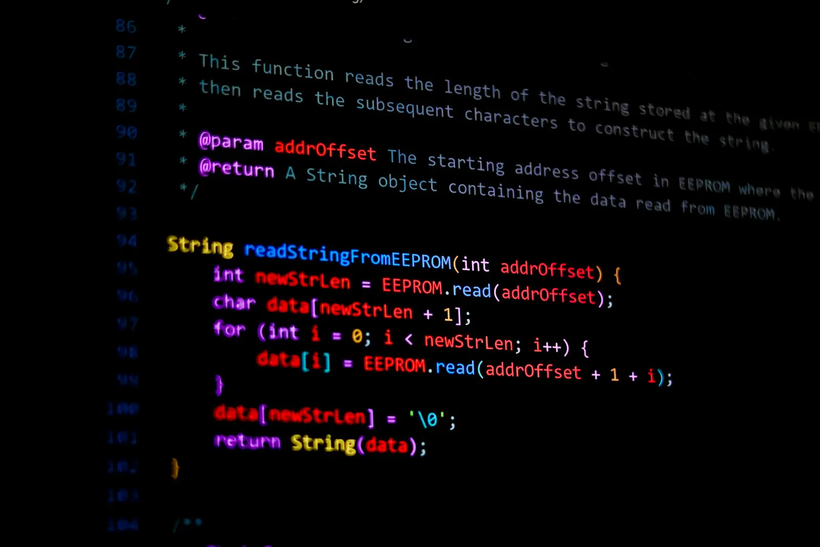 모니터에 표시된 JavaScript 소스 코드, 자료 사진