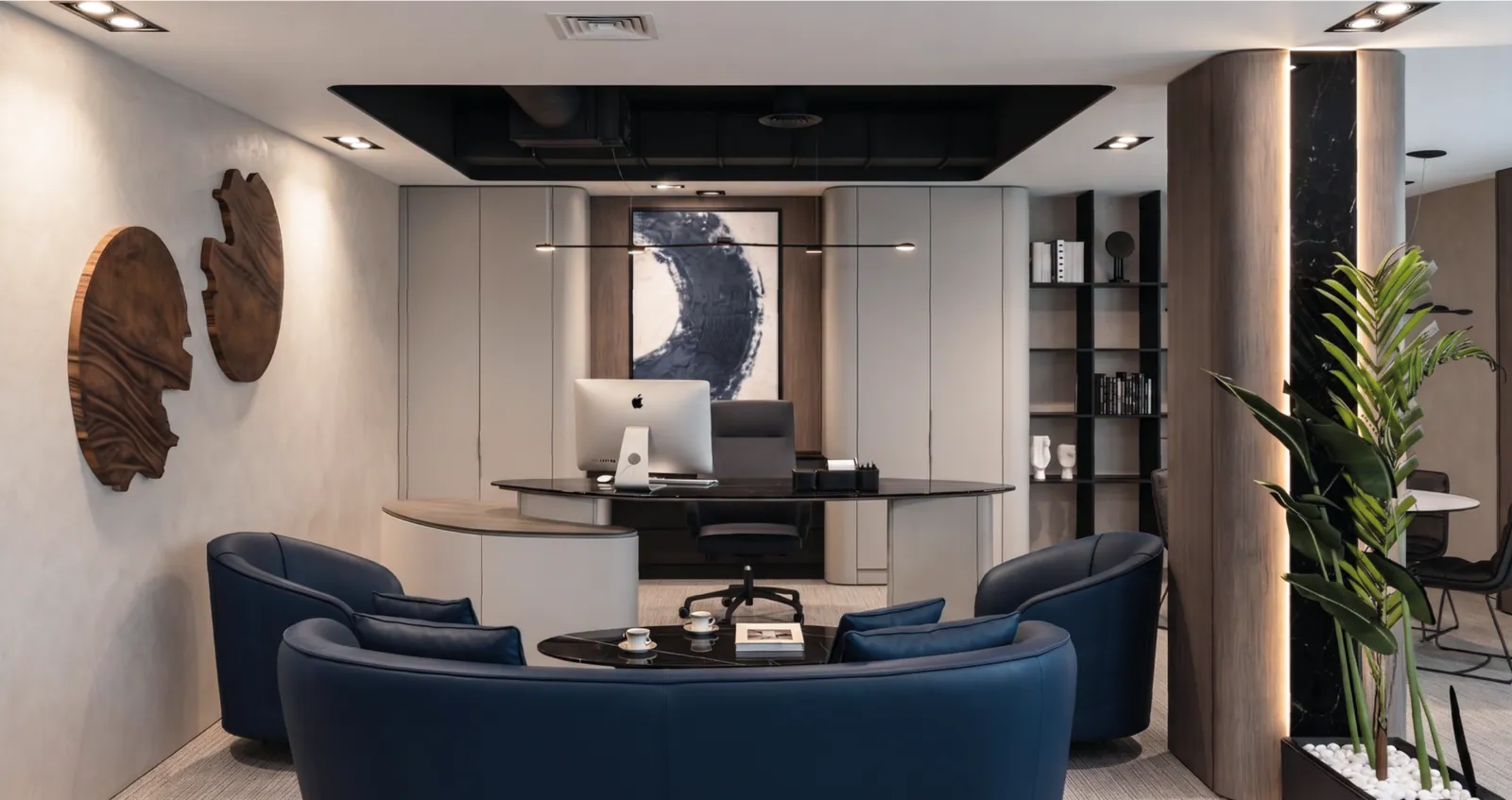 Büro mit Lounge-Bereich im Kölner OTOKO® Büro