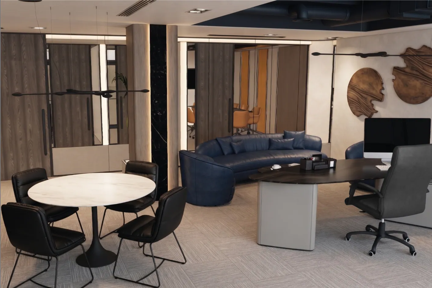 Büro mit Sitzbereich im Kölner OTOKO® Büro
