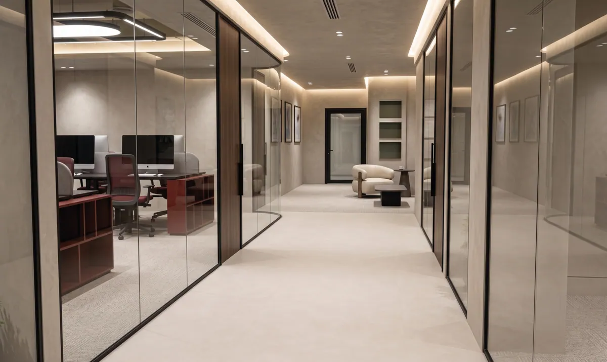 View into the workspace at the OTOKO® Cologne office