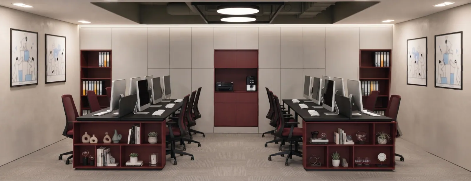 Übersicht des gemeinsamen Arbeitsbereichs im Kölner OTOKO® Büro