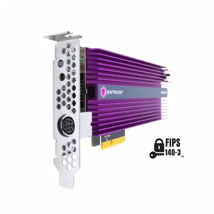 PCIe 카드 형태의 Entrust nShield 5s